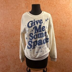 WOUND UP Give Me Some Space Sweater size XS